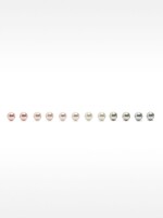 Set De Pendientes Cortos Perlas multicolor
