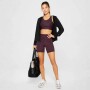Polera Cloud Jersey Full Zip Hoodie Mujer Black