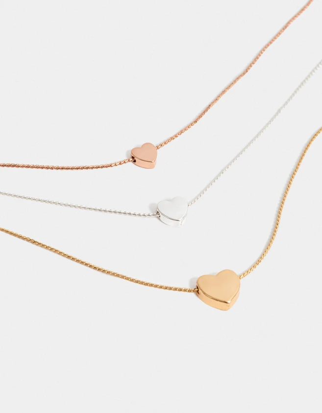 Collares Cortos Bañada en Oro Rosa Collar Multicadena Bañado En Oro Rosa - Dorado Oro Rosa