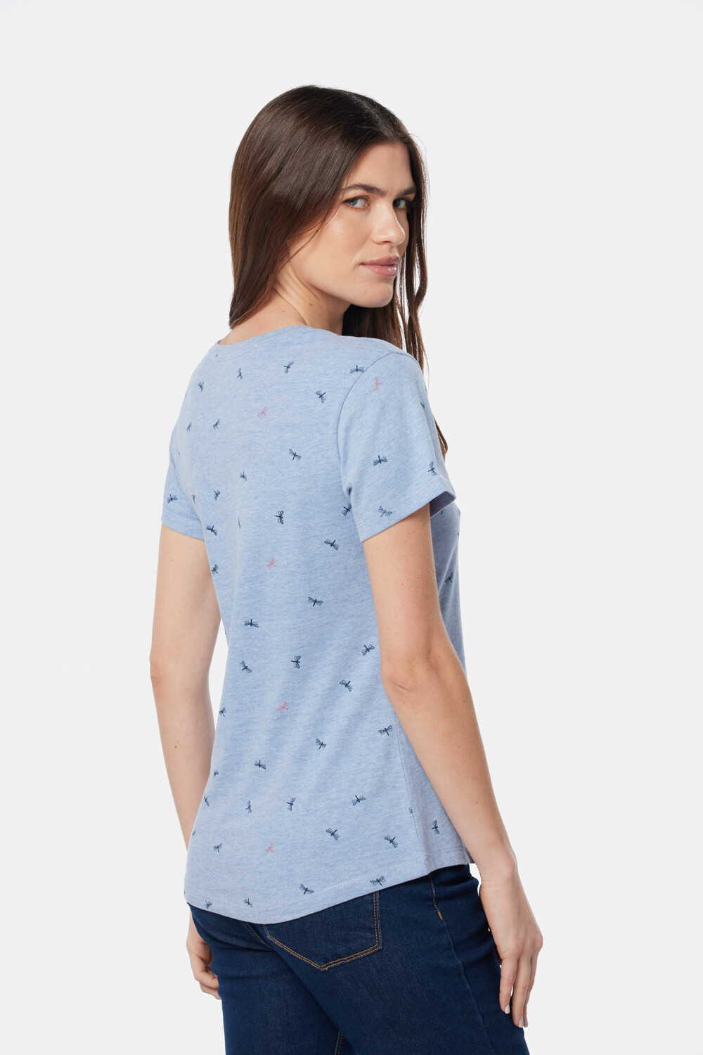 REMERA ESTAMPADA Azul