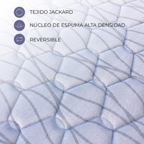 Conjunto de Sommier 2 Plazas Arlene Inducol 140x190x29 140K Conjunto de Sommier 2 Plazas Arlene Inducol 140x190x29 140K