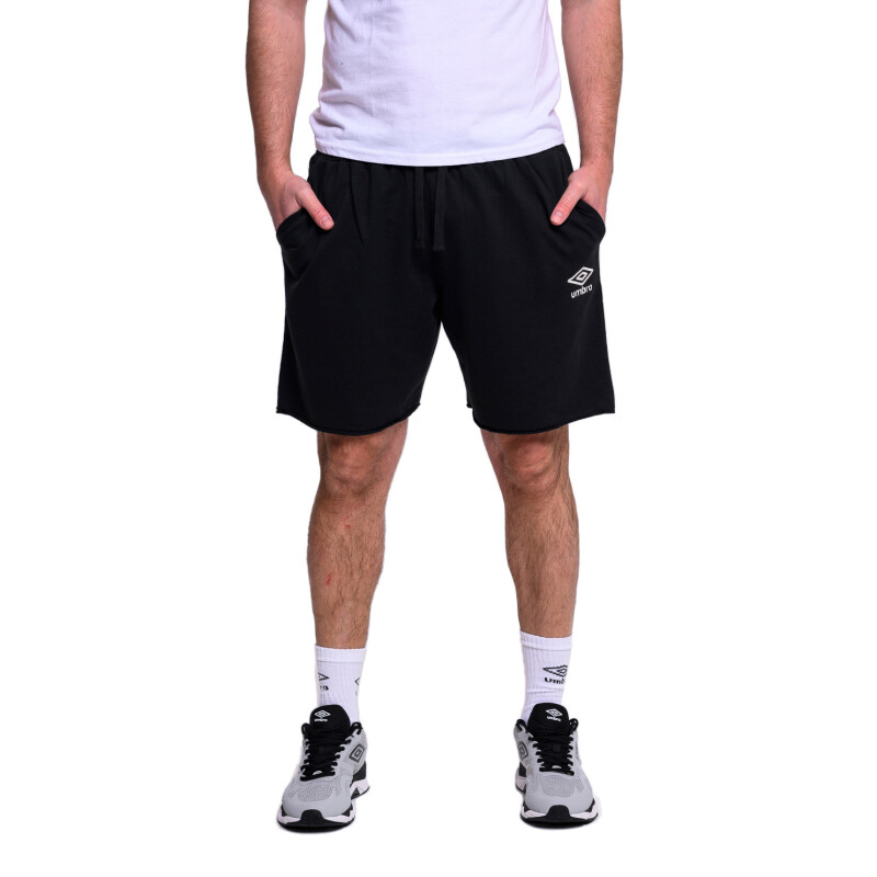 Short de Hombre Umbro New Slit Negro - Blanco