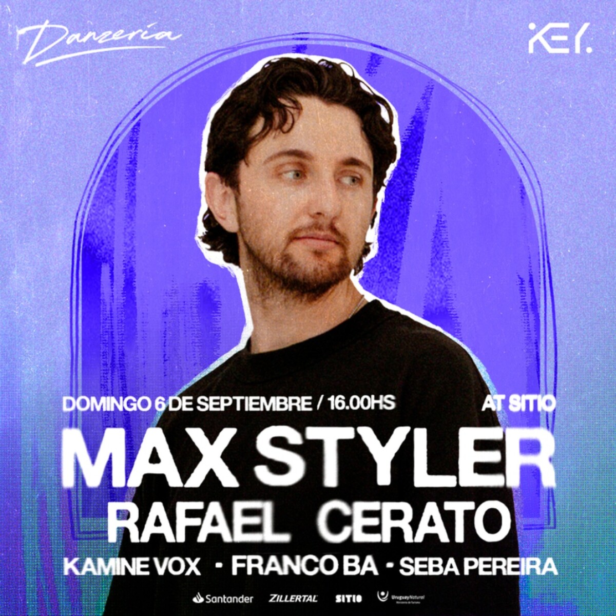 Danzería & Key presentan Max Styler - Campo Vip 