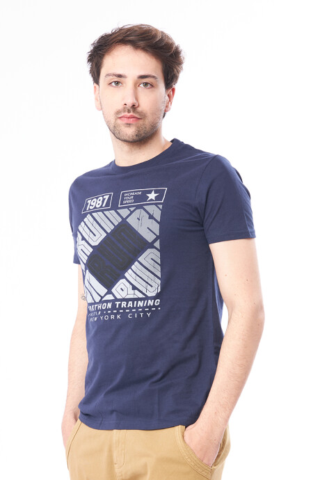 T-SHIRT NESOL Navy