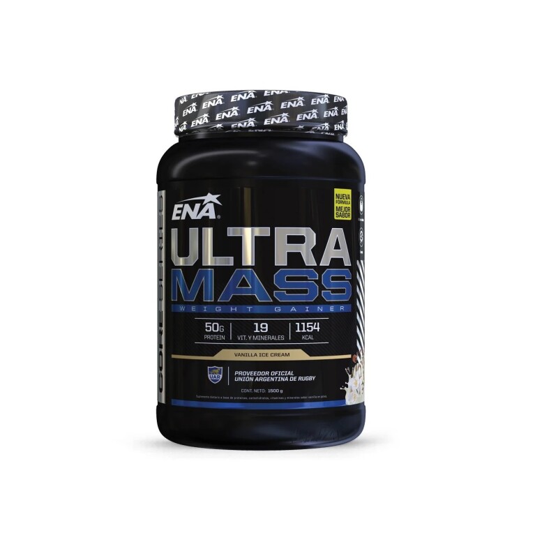 Suplemento ENA Ultra Mass Sabor Vainilla 1,5 kg ENA ULTRA MASS VAINILLA 1500GR