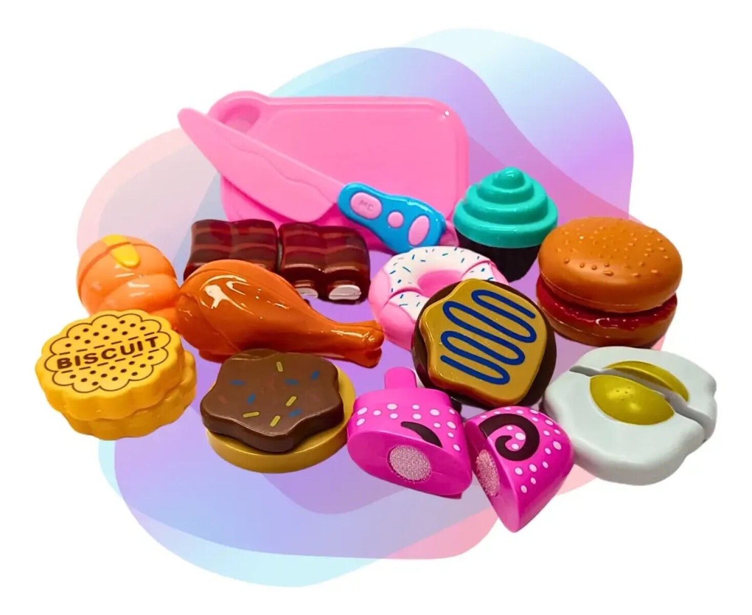 Set Para Cortar Comida De Juguete 