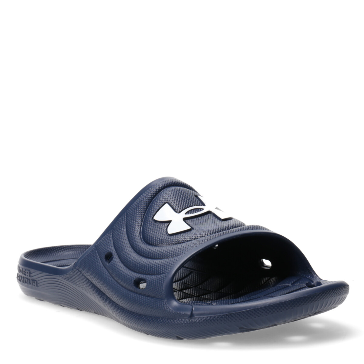 Chanclas de Hombre Under Armour Locker IV - Azul Marino - Blanco 