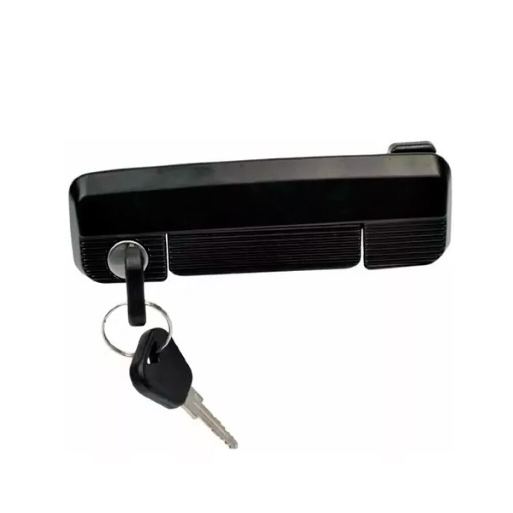 Manija de puerta exterior con cerradura