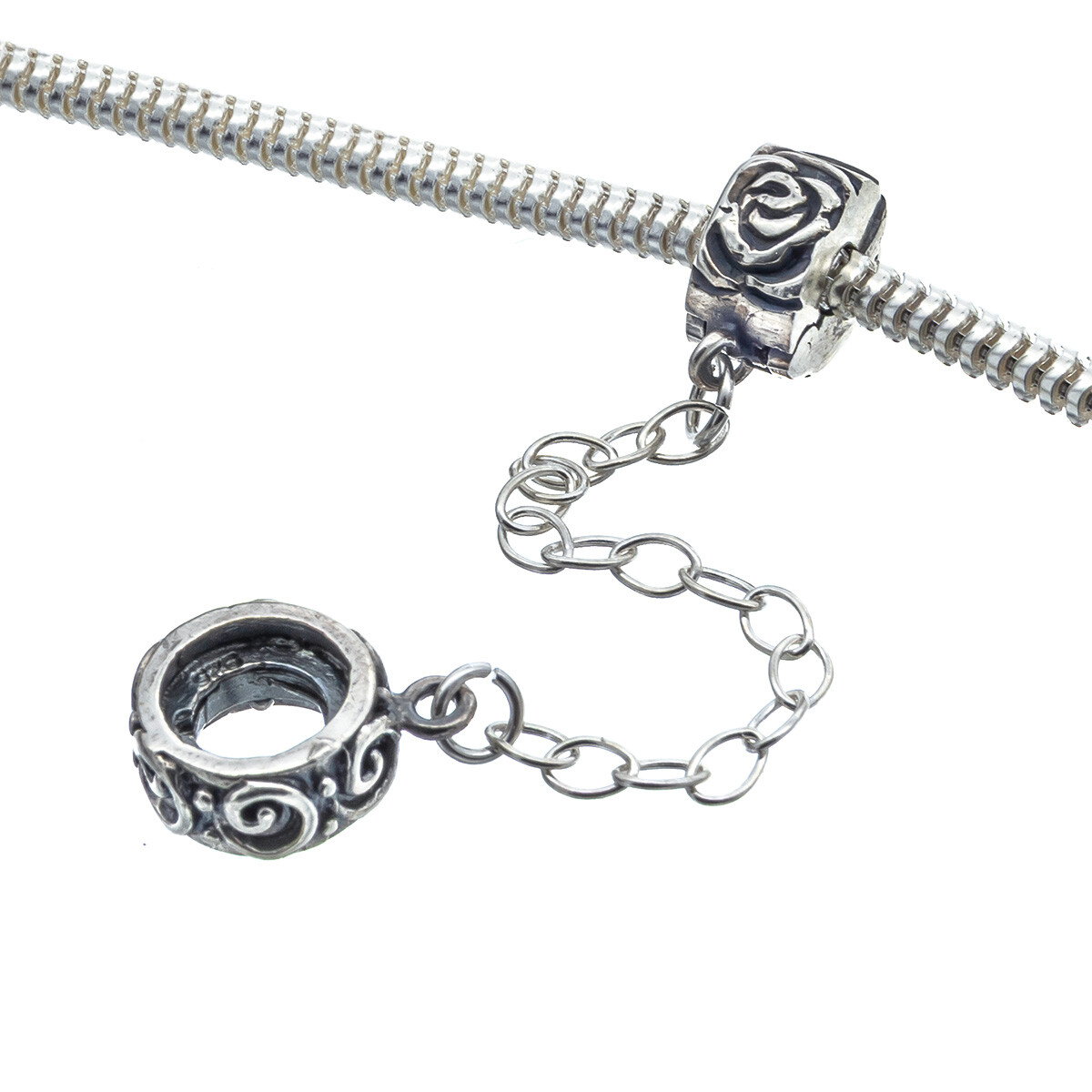 Cadena de Seguridad para pulsera plata 925 