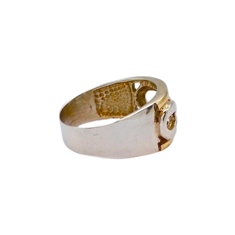 Anillo Infinito-Plata y Oro-Sin Piedra-AN5037 sinpiedra