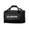 Bolso Deportivo Lotto Mediano Negro-Gris