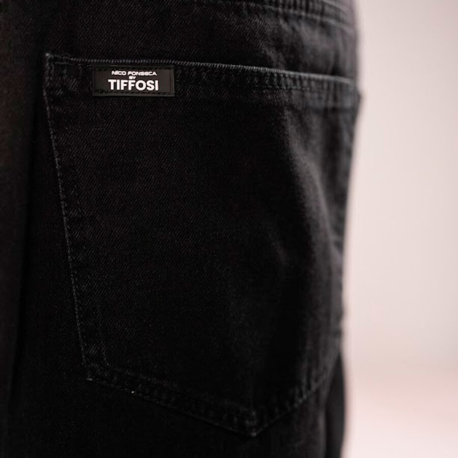 Bermuda de Hombre TIFFOSI Jean Nico Fonseca Negro