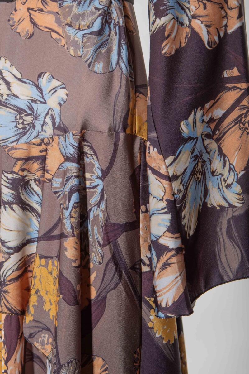 Vestido Garden Mostaza