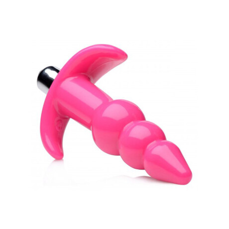 Frisky Bubbling Pink Ribbed Anal Plug Frisky Bubbling Pink Ribbed Anal Plug