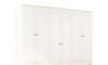 Ropero Americano PLUS 6 puertas 4 cajones - 100% MDF Blanco