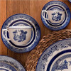 Taza te con plato Blue Willow 240 ml OXFORD Taza te con plato Blue Willow 240 ml OXFORD