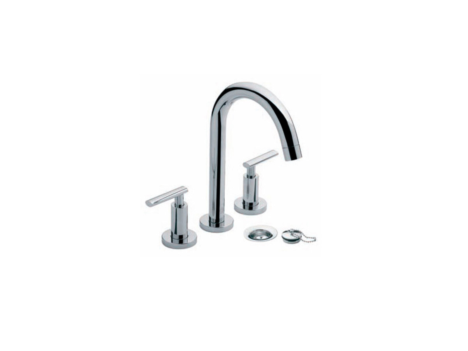 Griferia De Lavatorio Bimando Cromo Fv 