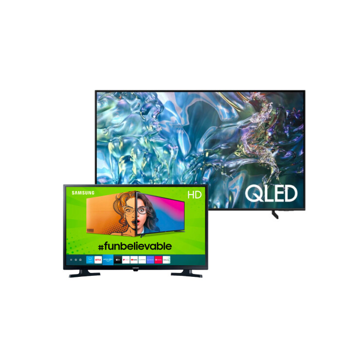 Smart TV Samsung 75" QLED 4K + Smart TV Samsung 32" ¡De Regalo! Smart TV Samsung 75" QLED 4K + Smart TV Samsung 32" ¡De Regalo!
