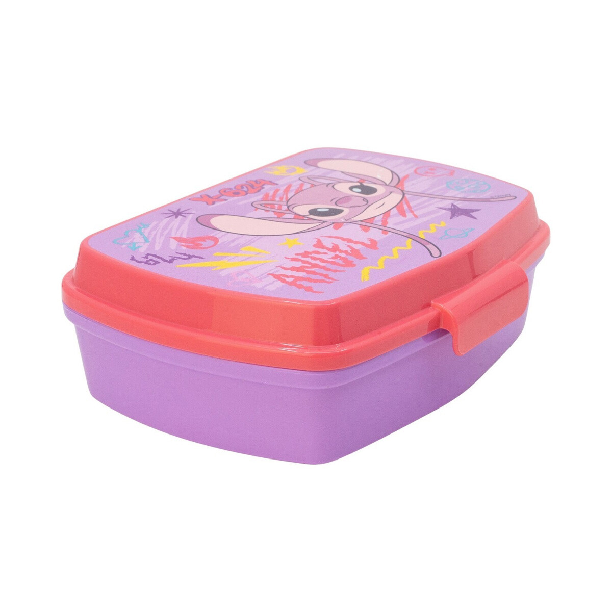 Vianda Plástica Funny Stitch Angel 18 cm 