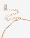 Cadena Corta con Dije Strass Cadena Con Dije Foodie - Dorado
