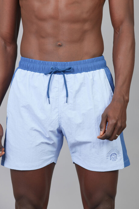 SHORT XANFER DIXIE Navy/celeste