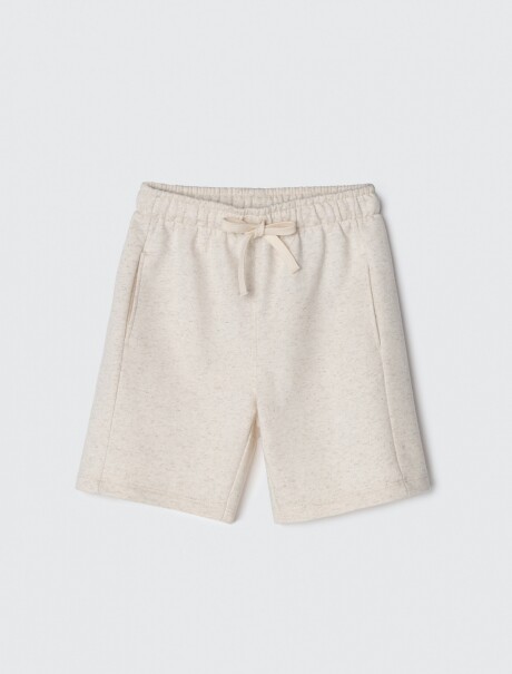 BERMUDA BÁSICA INFANTIL BEIGE