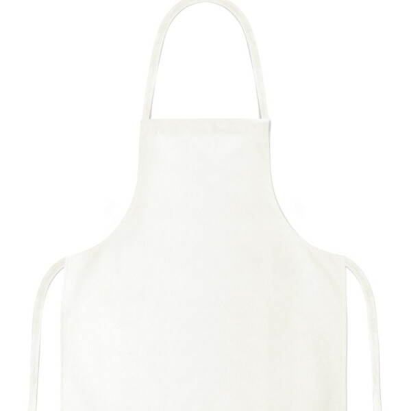 Pack X5 Delantal Cocinero Chef Tela Impermeable Cuero Color Blanco