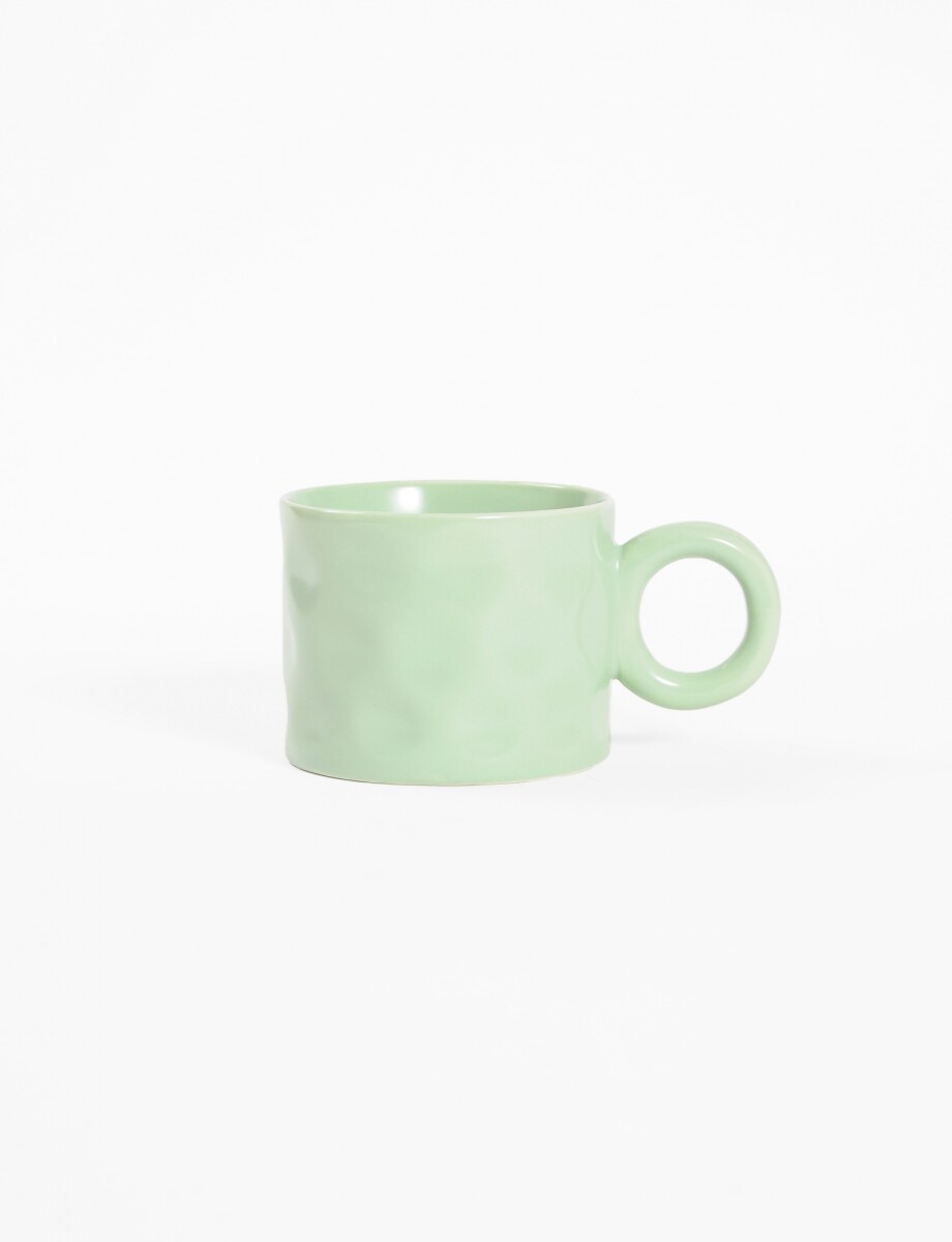 Taza cerámica - verde 