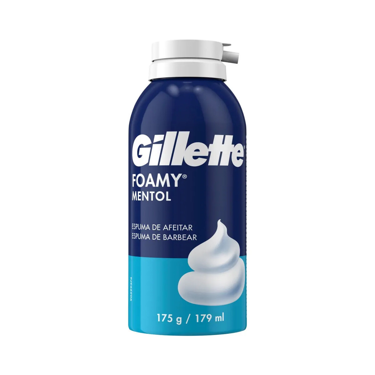Gillette foamy espuma de afeitar - Mentol 179ml 