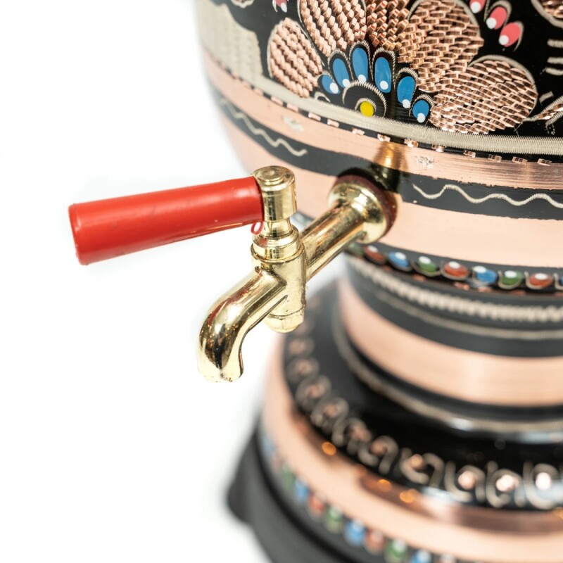 Samovar labrado azul Negro