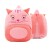 Mochila Infantil Animales De Peluche Niños Escuela 3d Variante Color Rosa Pantera