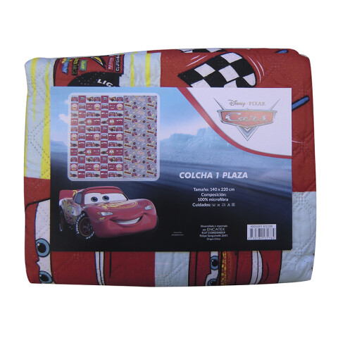 Colcha Infantil Cars Reversible 1 Plaza 100% Microfibra U