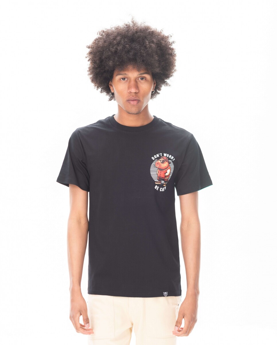Remera Capi - Negro 