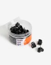 Broches Sets Acrilico Set De Mini Broches - Negro