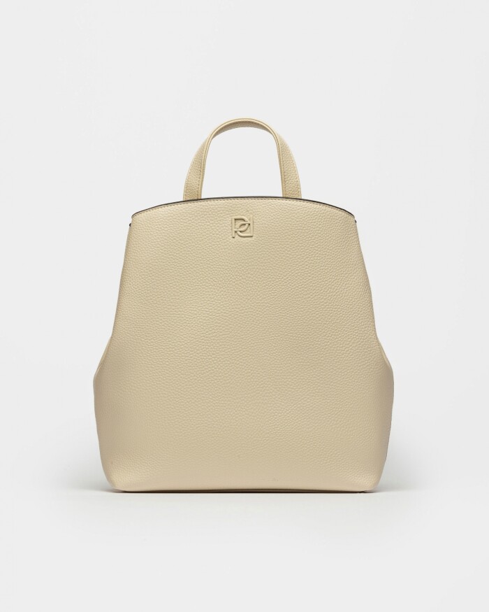Mochila Oslo en Efecto Cuero Graneado Natural