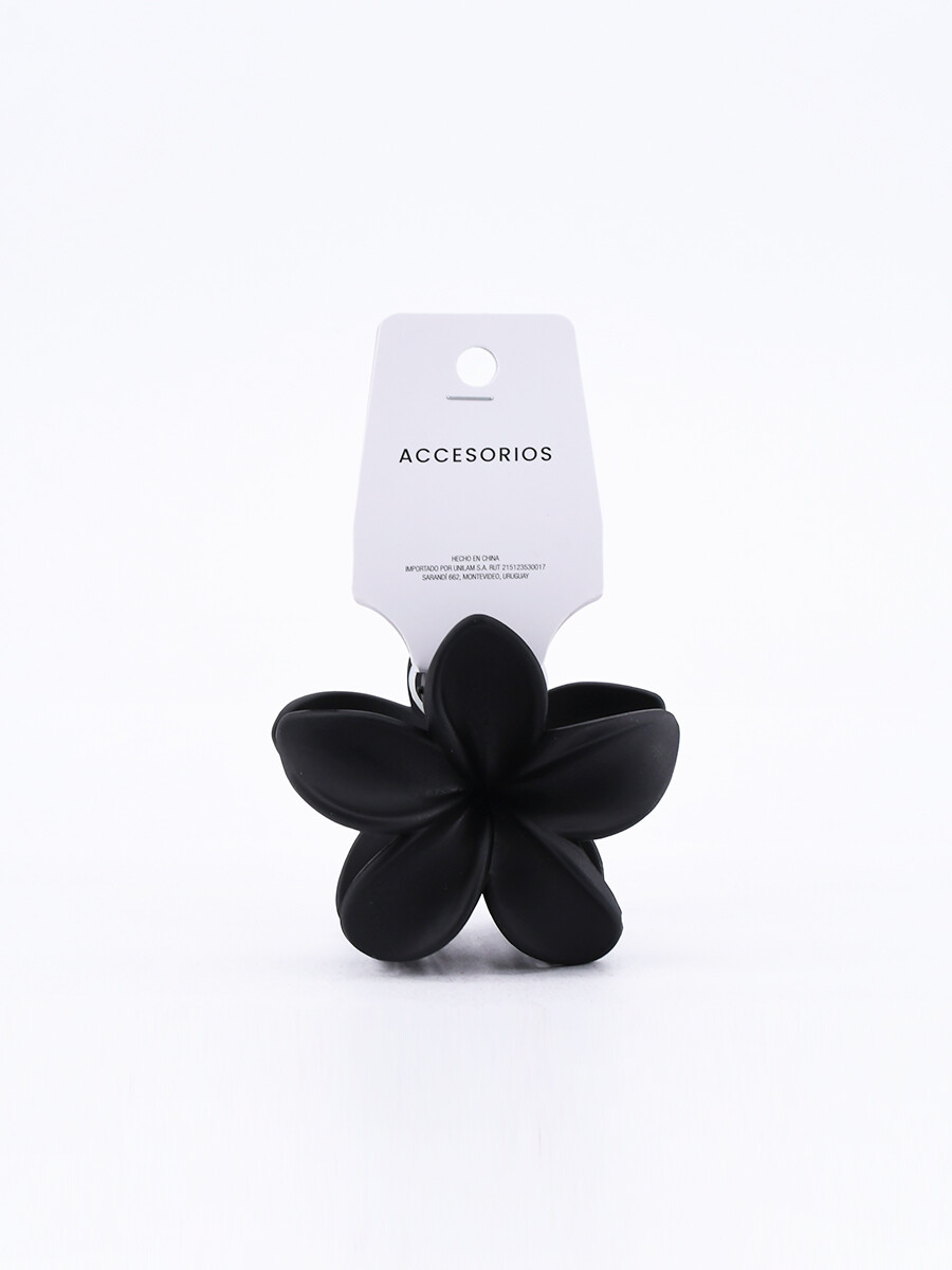 PINZA FLOR - NEGRO 
