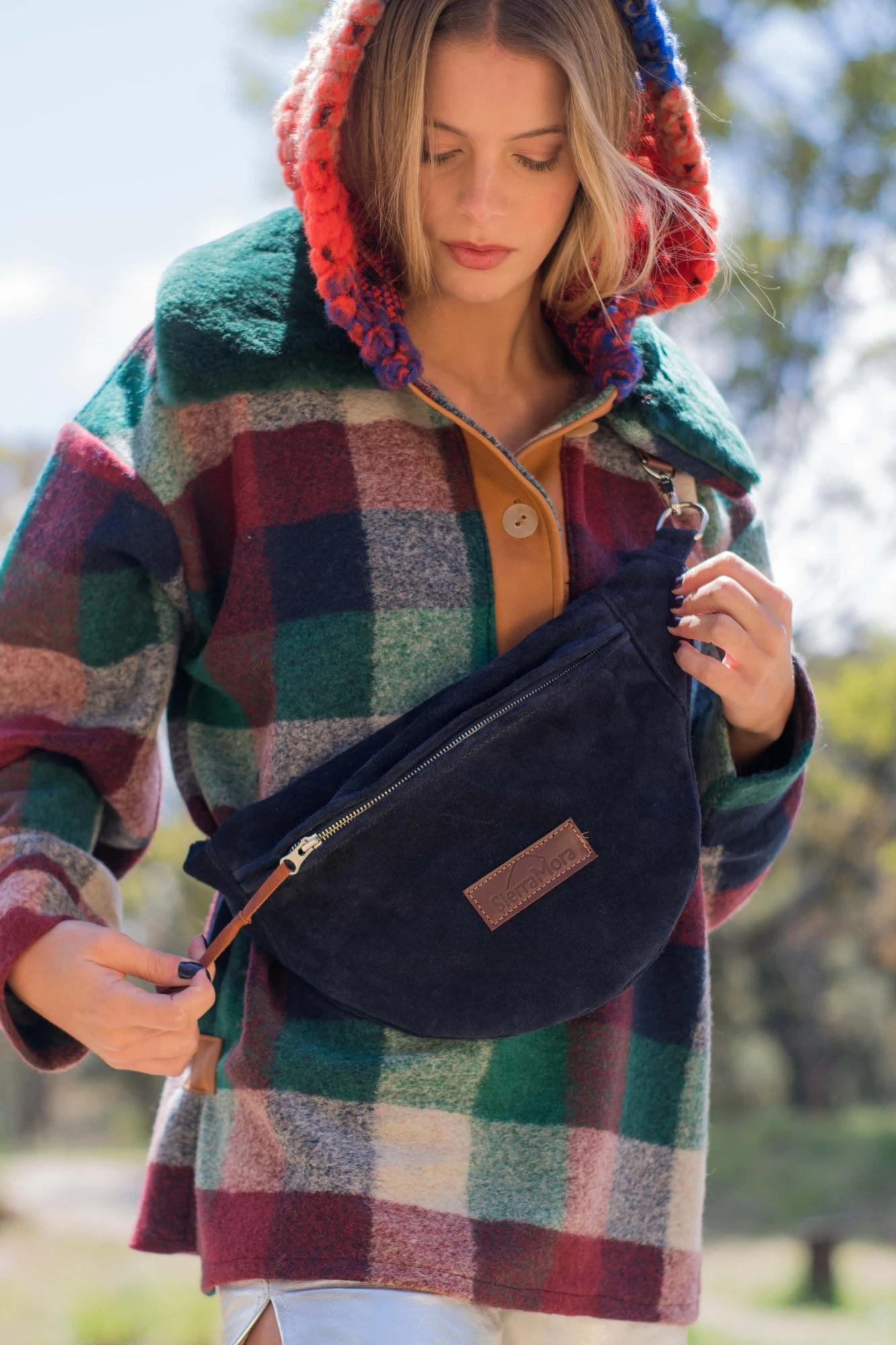 Leather Fanny Pack - Gamuza