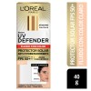 Protector solar Uv Defender L´oréal Fluído con color claro