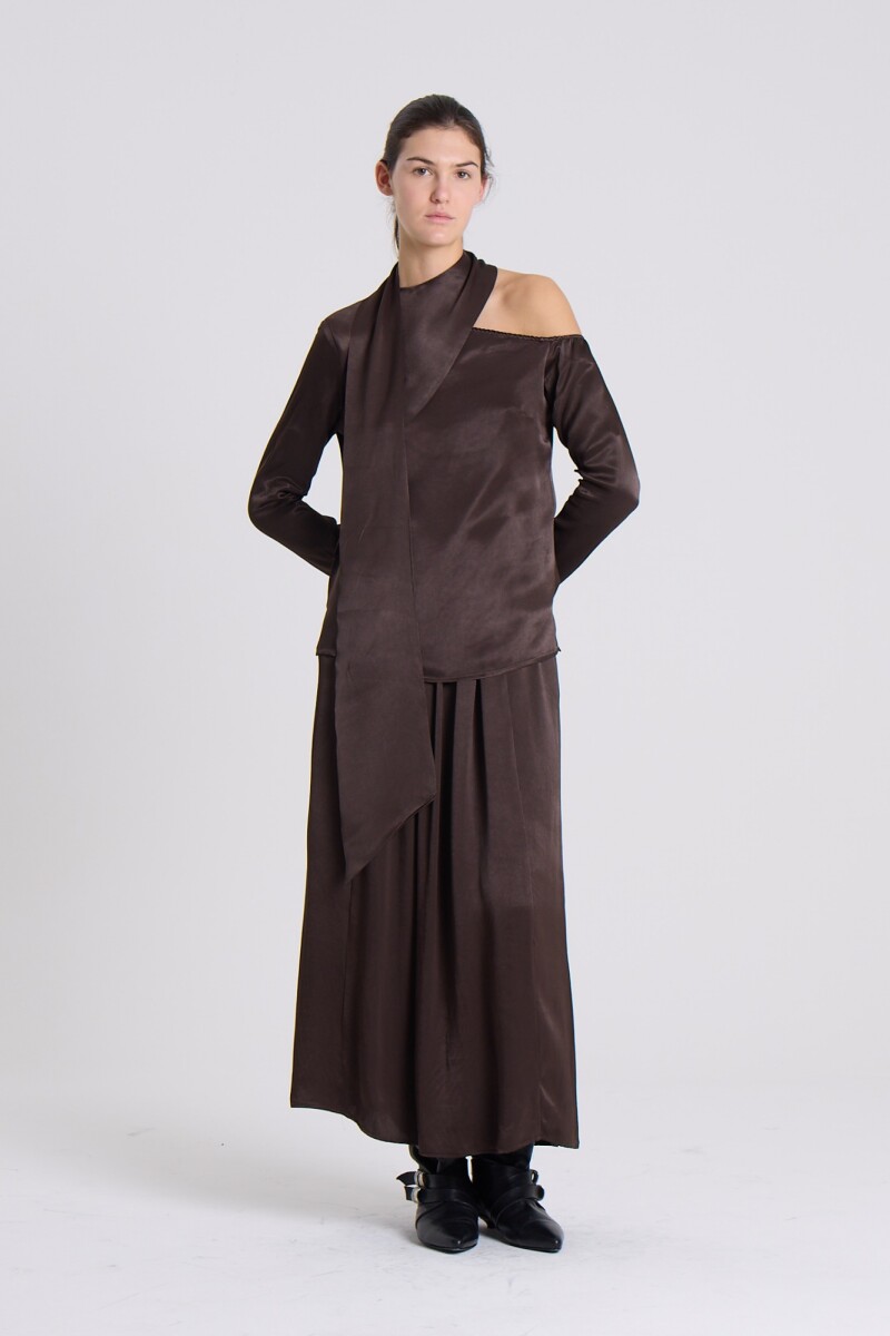 TOP CAIRA Marron