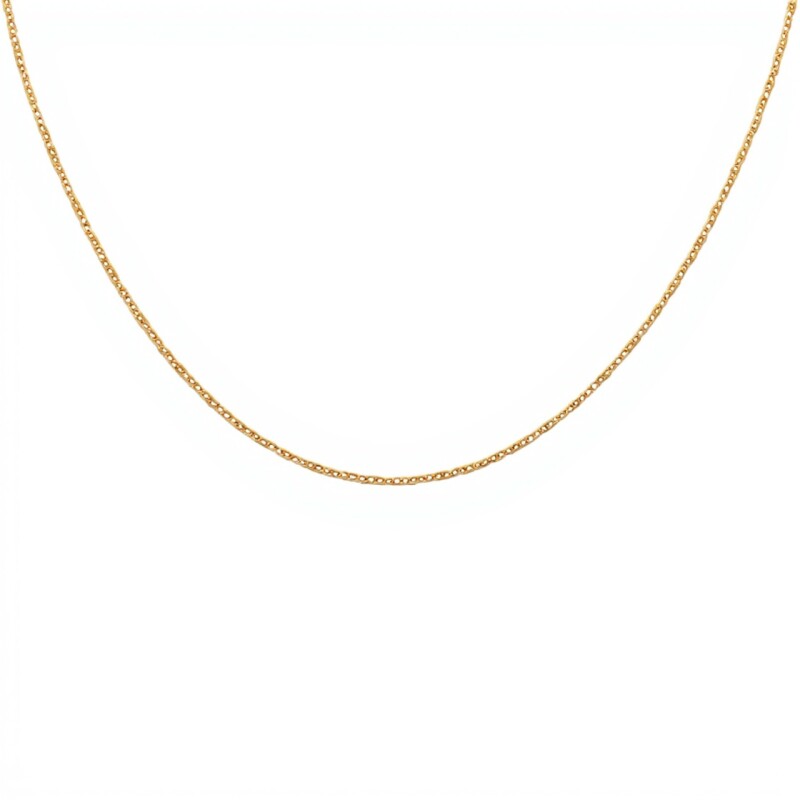 Cadena oro barbada fina-Oro 18k -Sin Piedra-CD9503 sinpiedra