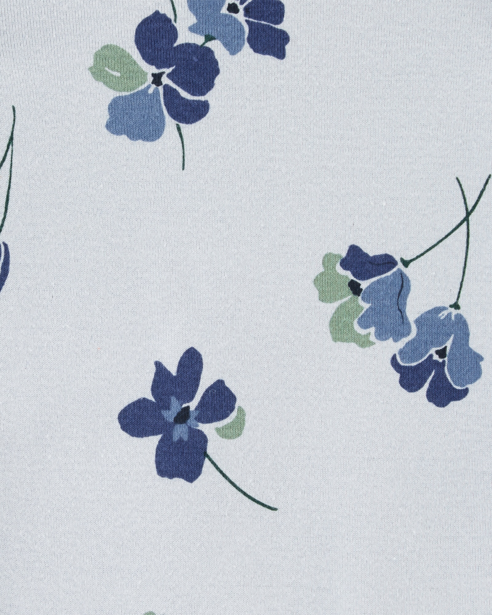 Pack tres bodies de algodón, manga larga, diseños florales Sin color