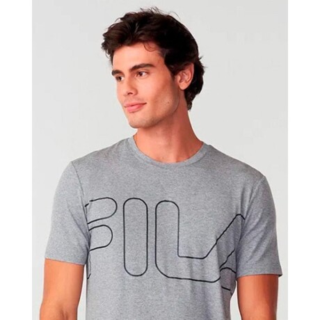 Camiseta Manga Corta para Hombre Fila Comfort Gris Camiseta Manga Corta para Hombre Fila Comfort Gris