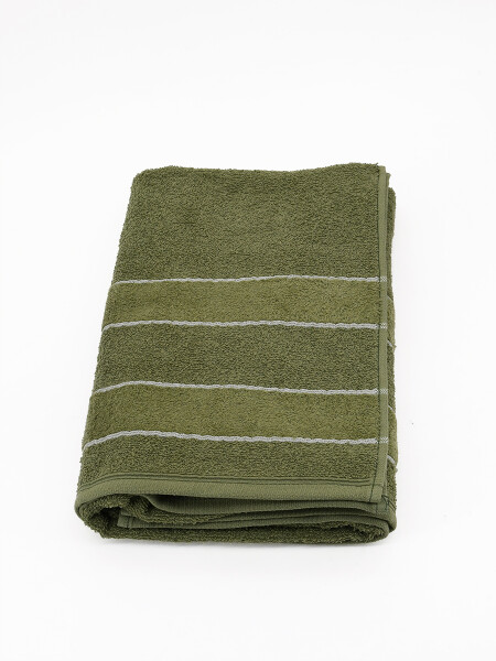 TOALLA DE BAÑO VELVET VERDE MUSGO