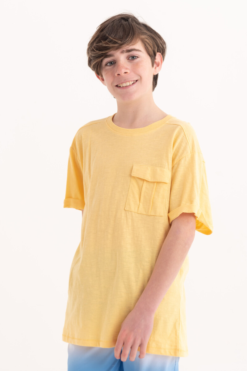 Camiseta manga corta - Amarillo 