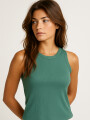 Musculosa Katel Verde Melange