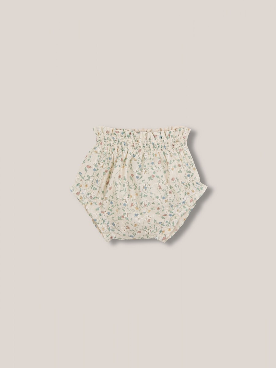 Pantalon De Flores Piedra