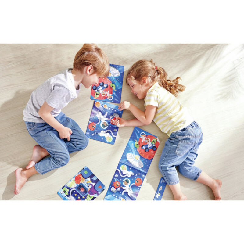 Juego de Mesa Puzzle Espacial 3 en 1 Hape Juego de Mesa Puzzle Espacial 3 en 1 Hape