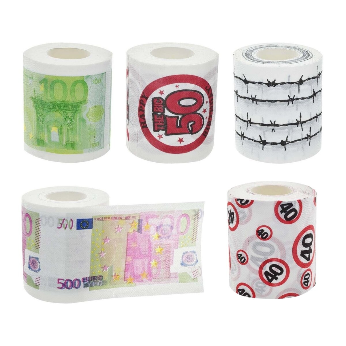 Papel higienico con diseño 