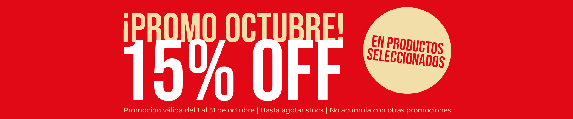 PROMO OCTUBRE