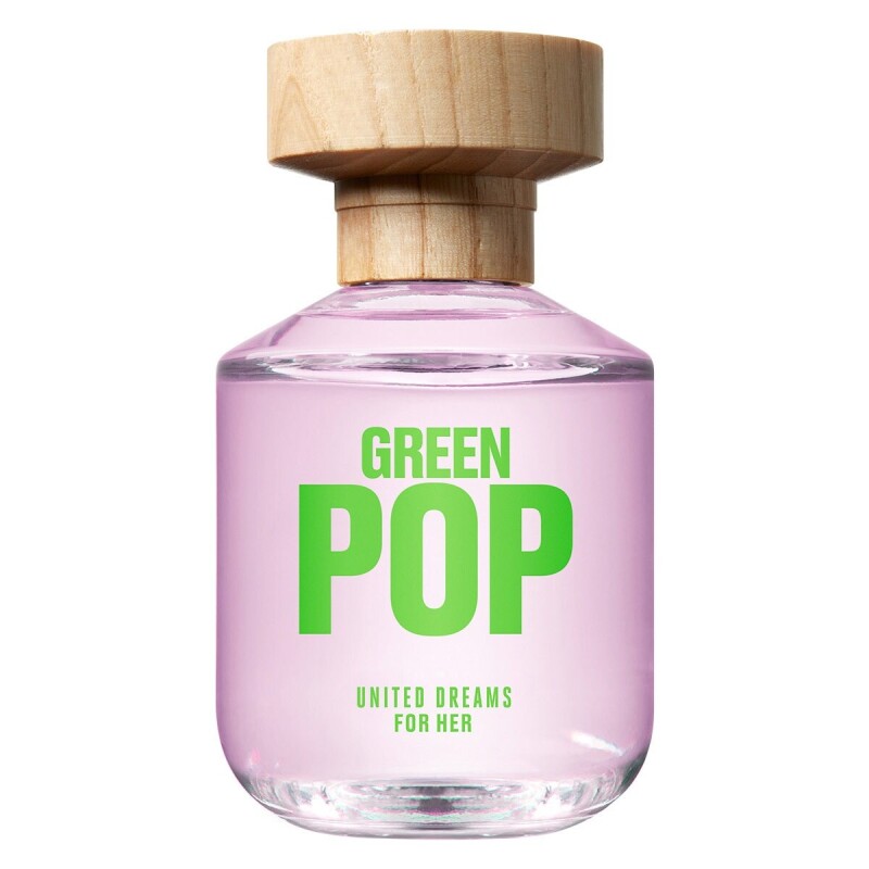 Benetton United Dreams Green Pop Mujer (Edición Limitada 2025) Eau de Toilette 80ml - Femenino
